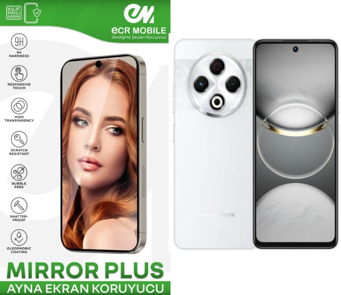 Tecno Spark 30 (KL6) Esnek Ayna(Mirror) 9H Nano Ekran Koruyucu